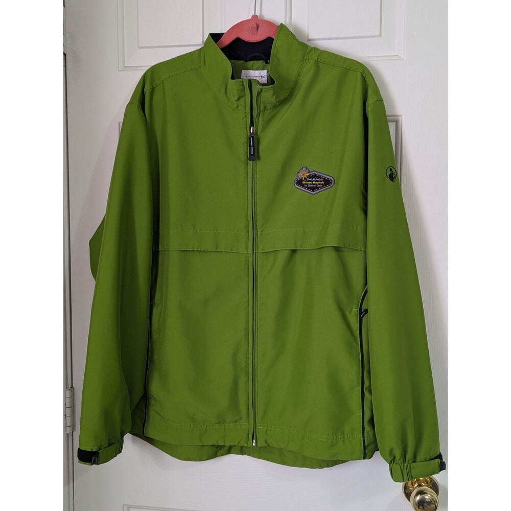 Justin Timberlake Shriners Hospital Children Golf Windbreaker Mens Medium Green